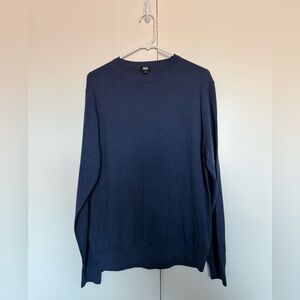 Uniqlo Unisex Sweater, Size (Men): M, Color: Blue, Perfect Condition